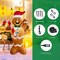 4E’s Novelty 5FT Gingerbread Man Inflatable – Lighted Christmas Blow-Up Yard Decoration